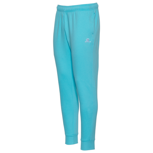 

Champion Mens Champion Classic Fleece Pants - Mens Teal/White Size M