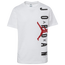 Jordan Jumpman HBR T-Shirt - Boys' Grade School White/Black/Gym Red