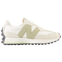 Women's - New Balance 327  - White/Fatigue Green