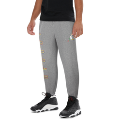 Men's - Jordan DNA Sport MC HBR FLeece Pants - Carbon Heather/Gray