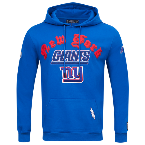 NEW YORK GIANTS CLASSIC CHENILLE DK PO HOODIE (WHITE) – Pro Standard