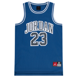 Boys' Grade School - Jordan True Blue SMU Jersey - Blue/White