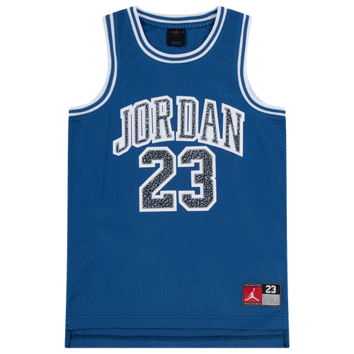 Boys Jordan True Blue SMU Jersey - Boys' Grade School Blue/White