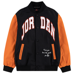 Boys' Grade School - Jordan HBR Varsity Jacket - Black/Starfish
