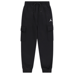 Boys' Grade School - Jordan Brooklyn Fleece Cargo Pants - Black