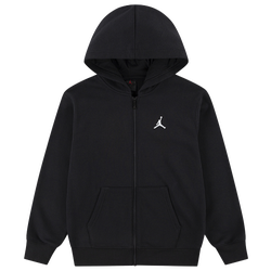 Boys' Grade School - Jordan Brooklyn Full-Zip Fleece - Black