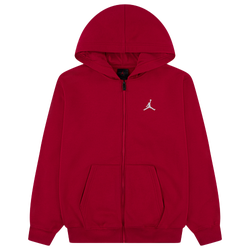 Boys' Grade School - Jordan Brooklyn Full-Zip Fleece - Red