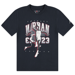 Boys' Grade School - Jordan Legend Of Flight Shirt Sleeve T-Shirt - Black/Gray