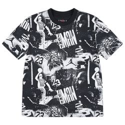 Boys' Grade School - Jordan 23 Collage Tee - Gray/Black