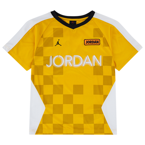 Jordan Big Kids' Deep Dish Poly Jersey In Yellow