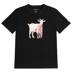 Boys' Grade School - Jordan Goat Short Sleeve T-Shirt - Black/Red
