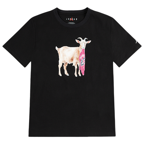 Jordan Kids' Boys   Goat Short Sleeve T-shirt In Black