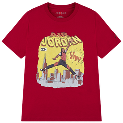 Boys' Grade School - Jordan Cosmic Slam Short Sleeve T-Shirt - Orange/Red