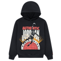 Jordan Authentic Pullover Hoodie - Jordan Gray/Black