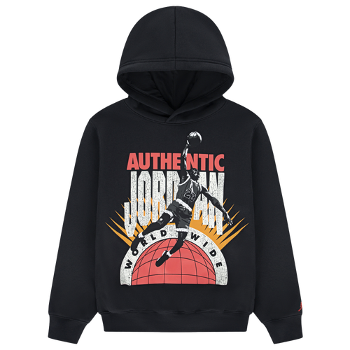  - Jordan Authentic Pull Over Hoodie - Gray/Black