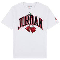 Boys' Grade School - Jordan Cherry Dice Short Sleeve T-Shirt - White/White