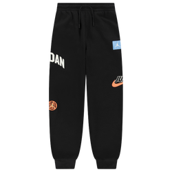 Boys' Grade School - Jordan Dynasty Fleece GFX Pant - Black/Black