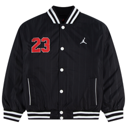 Girls' Grade School - Jordan Basketball Bomber Jacket - Black/Red