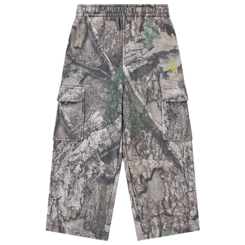 Boys Jordan Brooklyn RealTree AOP Pants - Boys' Grade School Brown/Green