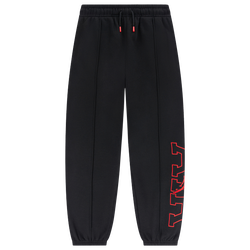 Boys' Grade School - Jordan Play Your Way Fleece Joggers - Black/Red