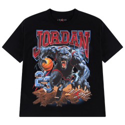Boys' Grade School - Jordan Panter Euro Short Sleeve T-Shirt - Black/Red