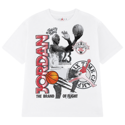 Boys' Grade School - Jordan Jumpman Crest Short Sleeve T-Shirt - White/Red