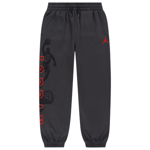 Boys Jordan Brooklyn Fireside Fleece Joggers - Boys' Grade School Off Noir