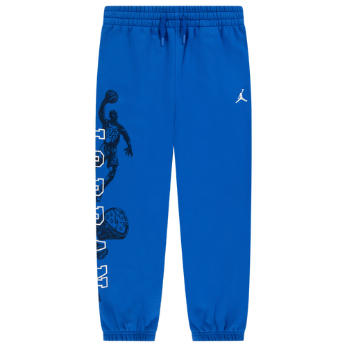 Boys Jordan Brooklyn Fireside Fleece Joggers - Boys' Grade School Royal Blue