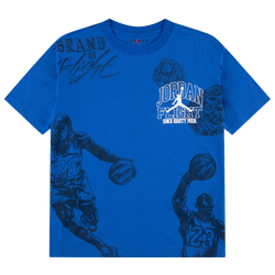 Boys' Grade School - Jordan Sketch Jordan Short Sleeve T-Shirt - Royal Blue