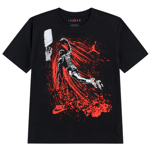 Boys Jordan Infrared Retro T-Shirt - Boys' Grade School Black Size XL