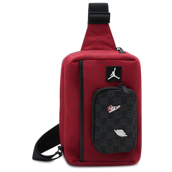 Adult - Jordan Monogram Sling Bag  - Red/Black