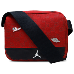 Adult - Jordan Monogram Mini Messenger  - Red/Black