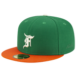 Green/Orange- Ne X Fog Fitted Cap-gn/or