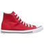 Converse All Star High Top - Men's Bright Red/White