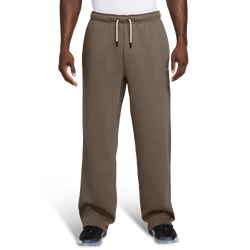Men's - Nike Standard Issue Brushed Open Hem Pants  - Brown
