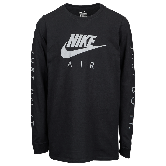 Nike Air Reflective Long Sleeve T-Shirt - Boys' Grade ...