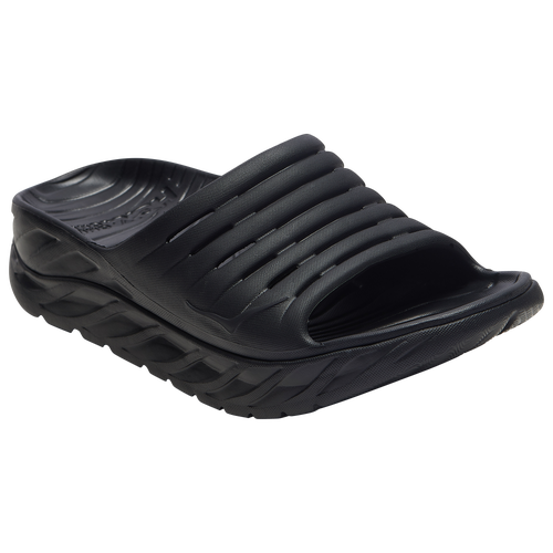 

HOKA Mens HOKA Ora Recovery Slide - Mens Shoes Black/Black Size 7.0