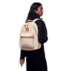 Jordan Monogram Backpack - Coconut Milk/Coconut Milk/Brown