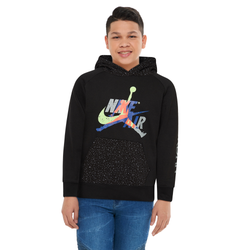 Boys' Grade School - Jordan Jumpman Classics Hoodie - Black/Atmosphere Grey