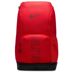Adult - Nike Varsity Elite Backpack  - Black/Black/University Red