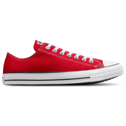 Men's - Converse All Star Low Top - White/Bright Red