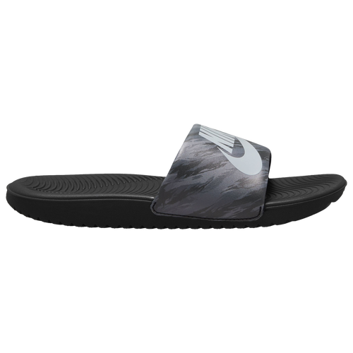 

Nike Boys Nike Kawa Slides SE - Boys' Preschool Shoes Black/Black/Pure Platinum Size 13.0
