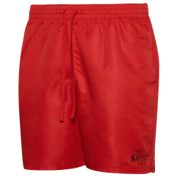 Men's - Nike Essential Logo 7" Shorts  - Red/Red