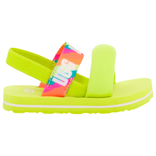 

Girls Infant UGG UGG Zuma Sling Slides - Girls' Infant Shoe Sulfer/Green Size L