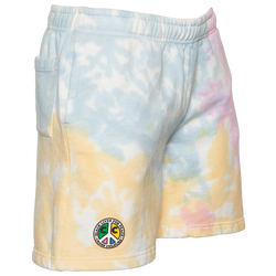 Men's - Cross Colours Black Lives For Peace Fleece Shorts - Blue/Pink