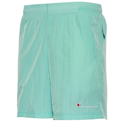 

Champion Mens Champion Nylon Warm-Up Shorts - Mens Teal/Teal Size M