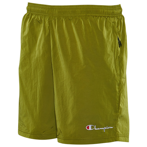 

Champion Mens Champion Nylon Warm Up Shorts - Mens Light Green/White Size L