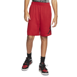 Boys' Grade School - Jordan Jumpman Wrap Mesh Shorts - Gym Red/Black