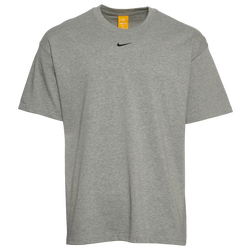 Men's - Nike NRG Nocta CS Short Sleeve T-Shirt  - Dark Grey Heather/Black