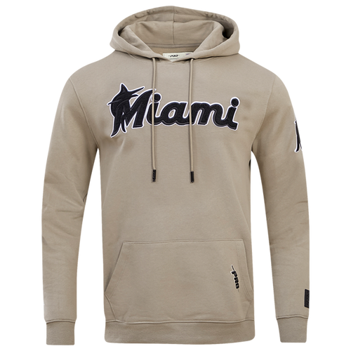 

Pro Standard Mens Miami Marlins Pro Standard Marlins Desert Taupe Hoodie - Mens Taupe/Black Size XXL